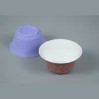 BiodegradableSugarcane Molded Fiber Round Tea Cup